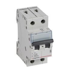 Magnetotérmico tx³ - 2p - 230/400 v~ - 20a - curva c - 2 módulos