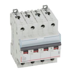 Magnetotérmico dx³ 6000/10 ka - 4p - 400 v~ - 25a - curva d