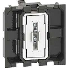 Conmutador living now iluminable - 10 ax-250 vca - 2 módulos