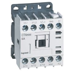 Minicontactor ctx³ 3p 6a + contacto auxiliar 1na - 230v~