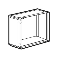 Caja de distribución xl³ 400 - metal h600mm - gris ral 7035