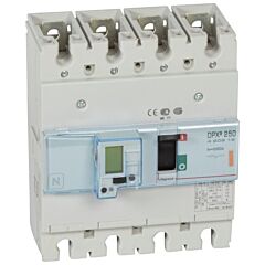 Autom&aacute;tico mccb dpx&sup3; 250 - electr&oacute;nico - 4p - 25ka - 250a
