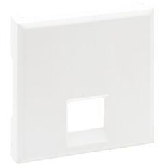 Frontal niloé step - bases telefónicas e informáticas rj 45 - blanco mate