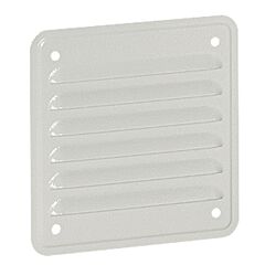 Rejilla metálica de ventilación - ip32- ik10 - ral 7035 - 138x138mm