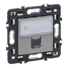 Base informática rj45 valena next - cat.6 - utp - individual - conexión rápida toolless - aluminio