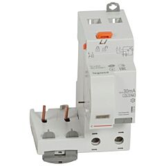 Bloque diferencial adaptable dx&sup3; - 2p - 40a - 30ma - tipo f - 2mod