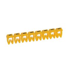 Etiqueta cab 3 para cableado de 0,5 a 1,5mm² - letra mayúscula v