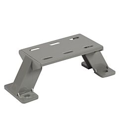 Soporte vertical omega para bandejas de l. 150mm - gris