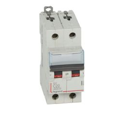 Magnetotérmico dx³ 6000/10 ka - 2p - 230/400 v~ - 20a - curva c