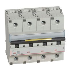 Magnetotérmico dx³ 10000/16ka - 4p - 400 v~ - 80a - curva c