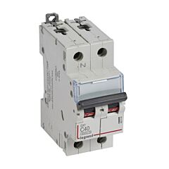 Magnetotérmico dx³ 6000/10 ka - 1p+n - 230 v~ - 40a - curva c