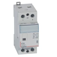 Contactor con bobina 230v~ - 2p - 250v~ - 63a - 2 nc - 2mod