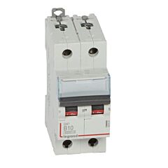 Magnetot&eacute;rmico dx&sup3; 6000/10ka - 2p - 230/400v~ - 10a - curva b
