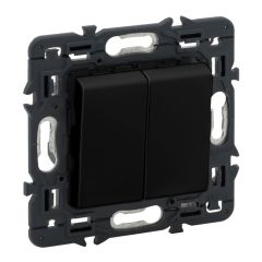Interruptor valena next - doble - unipolar - 10 ax - 230v~ - dark