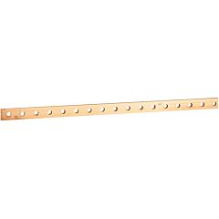 Barra cobre plana r&iacute;gida - 15x4mm - 200a admitidos - l. 990mm