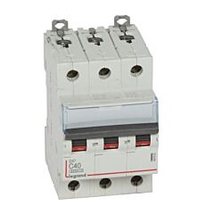 Magnetotérmico dx³ 6000/10 ka - 3p - 400 v~ - 40a - curva c