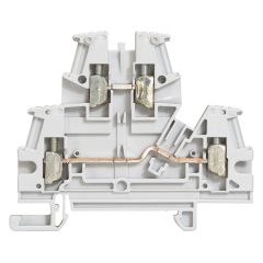 Borna viking 3 con tornillo - 2 uniones - 2 pisos - gris - paso 5