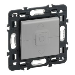 Pulsador para persianas valena next - enclavamiento eléctrico - aluminio