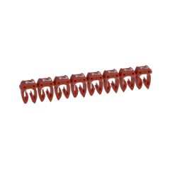 Etiqueta cab 3 para cableado de 0,5 a 1,5mm² - cifra 2 - rojo