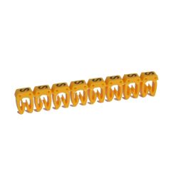 Etiqueta cab 3 para cableado de 1,5 a 2,5² - letra mayúscula s