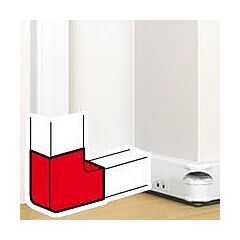 Ángulo plano 90° - para canal dlp de clipaje directo 50x130