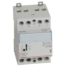 Contactor silencioso con bobina 230v~ - 4p - 400v~/40a - 4 na