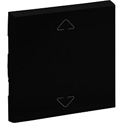 Tecla niloé step - doble - mecanismos para toldos y persianas - negro mate