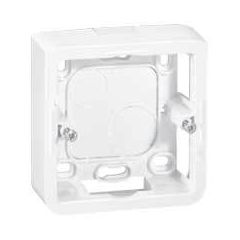 Caja de superficie mosaic - 2 módulos - profundidad 40mm - para soporte ref. 080251