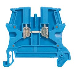 Borna viking 3 con tornillo - 1 unión - 1 entrada/1 salida - azul - paso 15