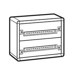 Caja distribución metálica xl³ 160 - totalmente modular - 2 filas de 24 módulos