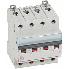 Magnetot&eacute;rmico dx&sup3; 6000/10ka - 4p - 400v~ - 63a - curva b