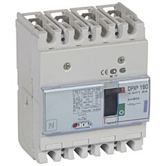 Autom&aacute;tico mccb dpx&sup3; 160 - magnetot&eacute;rmico - 4p - 50ka - 80a