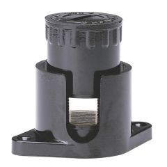 Borna anticizallante para evitar cortar cable con tuerca hexagonal. capacidad de la borna 2x25mm². paso de cable 7,4mm. altura 49mm