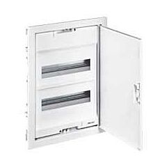 Caja modular empotrar nedbox con puerta met&aacute;lica - 2 filas 12+2mod