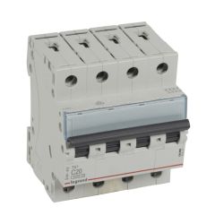 Magnetotérmico tx³ - 4p - 400v~ - 20a - curva c - 4 módulos