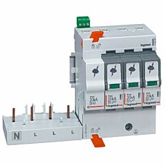 Limitador sobretensi&oacute;n bpa t2 20ka 3p + n negro
