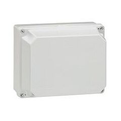 Caja de derivación para conexiones, plexo ip55, industrial. dimensiones: 220x170x140mm cubierta opaca-lisa. sin entradas. color gris