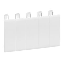 Obturador 5 módulos - blanco ral 9010