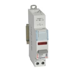 Pulsador 20a - 250v~ na + led rojo