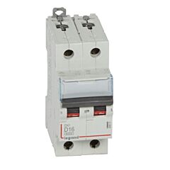 Magnetotérmico dx³ 6000/10 ka - 2p - 230/400 v~ - 16a - curva d