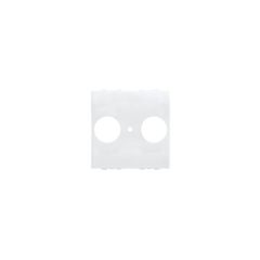 Frontal tv/r-sat universal livinglight - blanco - 2mod