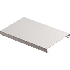 Tapa bandeja portacables omega - l. 200mm - 3m - gris ral7030