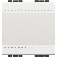 Conmutador livinglight 16 ax-250 v~ - borne auto - 2 módulos - blanco
