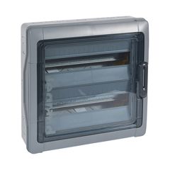 Caja modular estanca plexo³ - ip 65 - ik 09 - 2 filas de 18 módulos