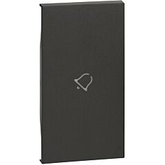 Tecla living now - símbolo campana - dark - 2mod