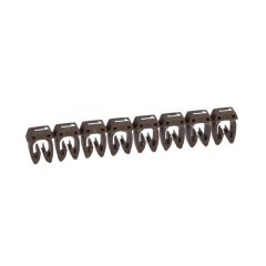 Etiqueta cab 3 para cableado de 0,5 a 1,5mm² - cifra 1 - marrón