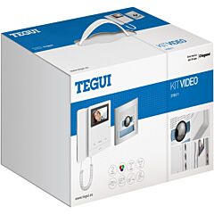 Kit video 1 vivienda 2 hilos, placa sfera new hq y monitor serie 8 