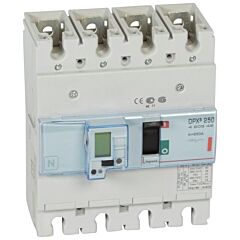 Autom&aacute;tico mccb dpx&sup3; 250 - electr&oacute;nico - 4p - 36ka - 250a