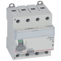 Interruptor diferencial dx&sup3; - 4p - 400v~ - 63a - tipo ac - 300ma select. - 4mod
