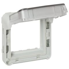 Adaptador plexo modular para función mosaic - tapa ahumada- ip 55